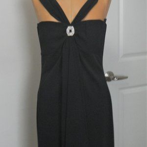LBD Cache Black Knee Length Dressy Dress